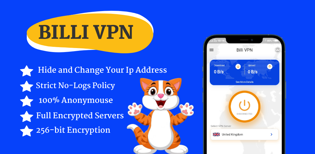 Billi VPN - Secure VPN Proxy Screenshot4