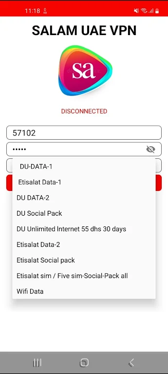 SALAM UAE VPN Screenshot2