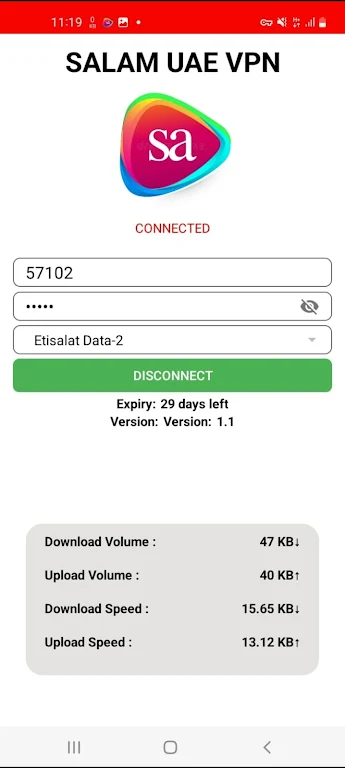 SALAM UAE VPN Screenshot4