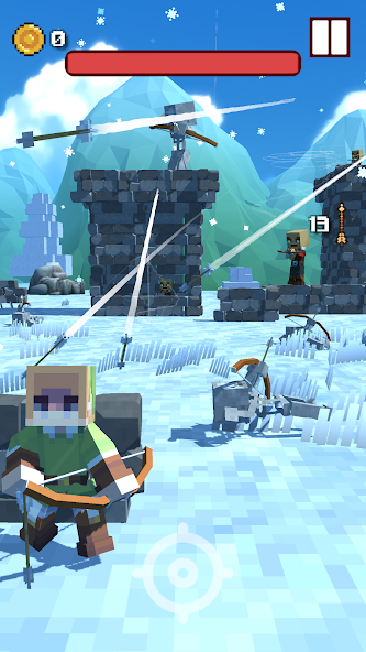 Craft Blocky Archer Mod Screenshot4