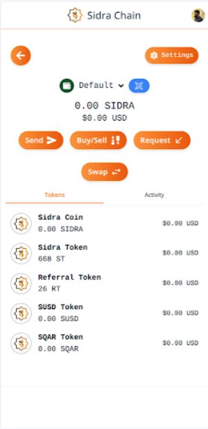 Sidra Chain Screenshot1