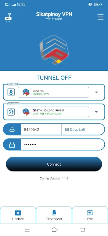 Sikatpinoy VPN V2 Screenshot1