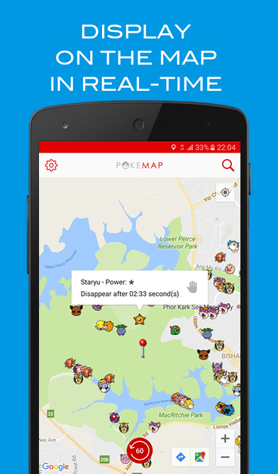 Map for Pokemon GO - PokeMap Screenshot2