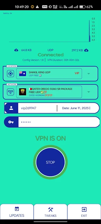 SHAKIL KING UDP - Secure VPN Screenshot2