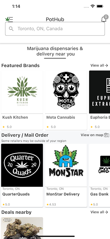 PotHub Marijuana and Cannabis Screenshot1