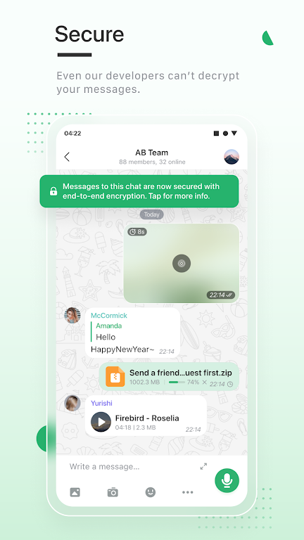 Enigma Messenger Screenshot2