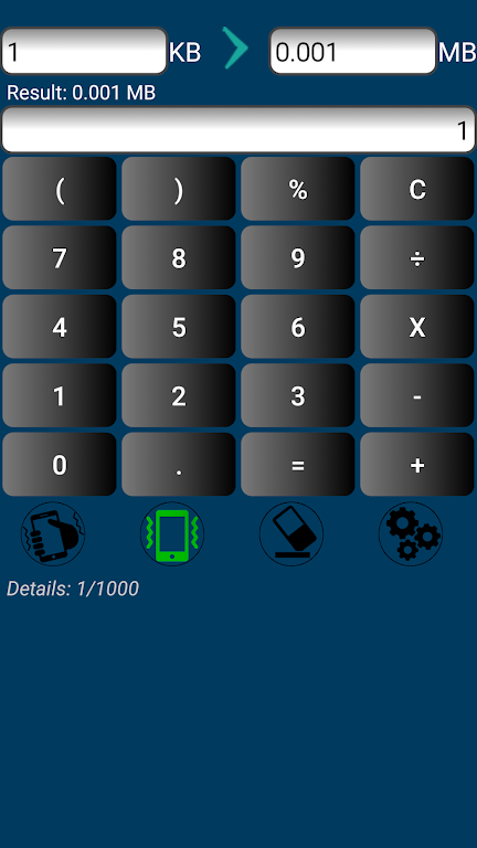 Convert KB to MB | Megabyte to kilobyte conversion Screenshot2