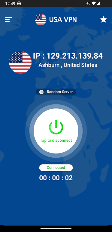 USA VPN - Unlimited VPN Proxy Screenshot1