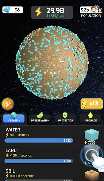 Idle World - Build The Planet Mod Screenshot2