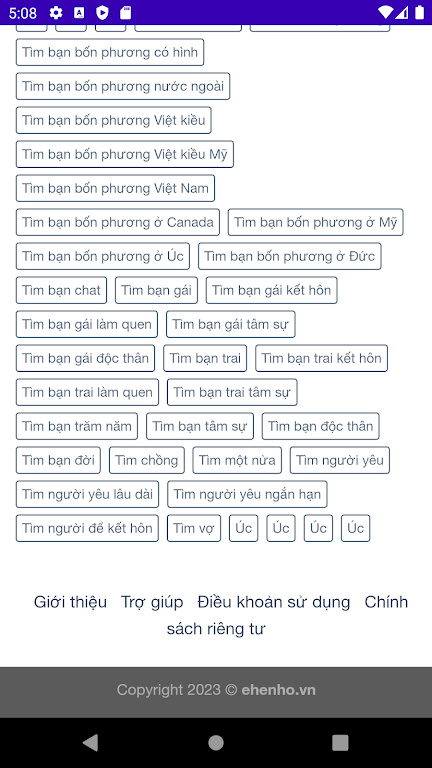 Ehenho.vn tìm bạn bốn phương Screenshot4