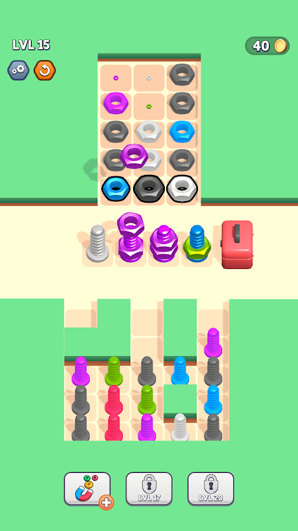 Bolt Match 3D Screenshot1