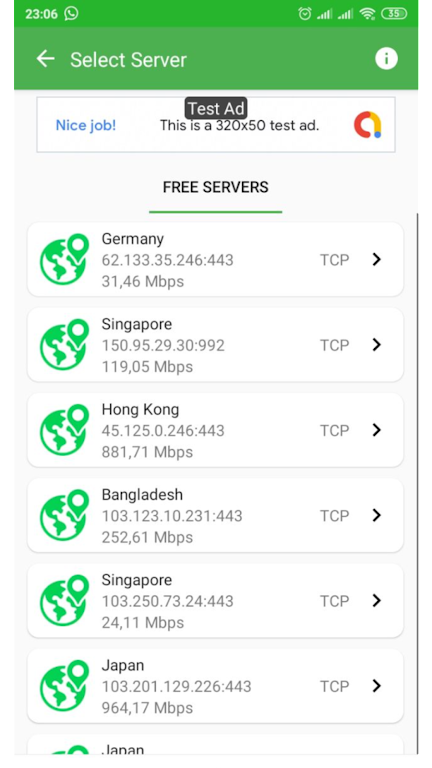 PUB Gaming VPN Mobile ProxyLit Screenshot4