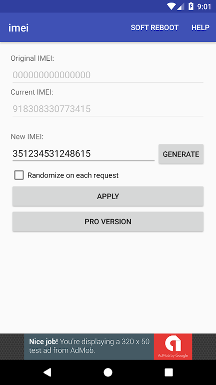 IMEI Changer pro [Xposed] Screenshot1