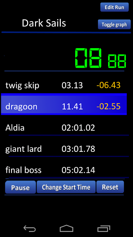 Speedrun Timer/Splitter Screenshot1