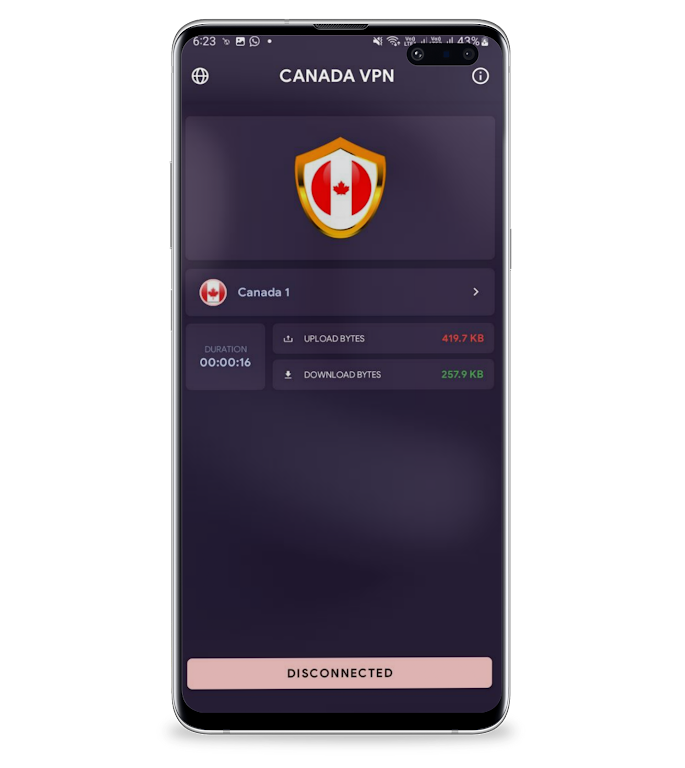 Canada VPN - Private Canada IP Screenshot3