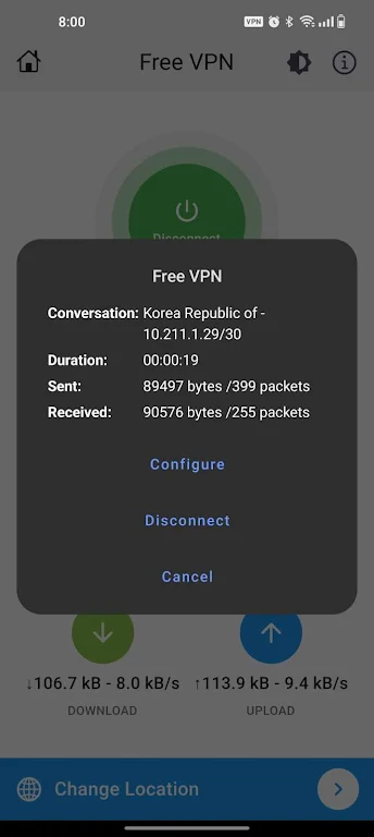 Sandsurf VPN: secure browsing Screenshot4