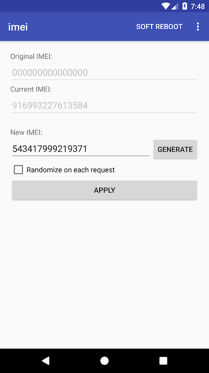 IMEI Changer pro [Xposed] Screenshot2