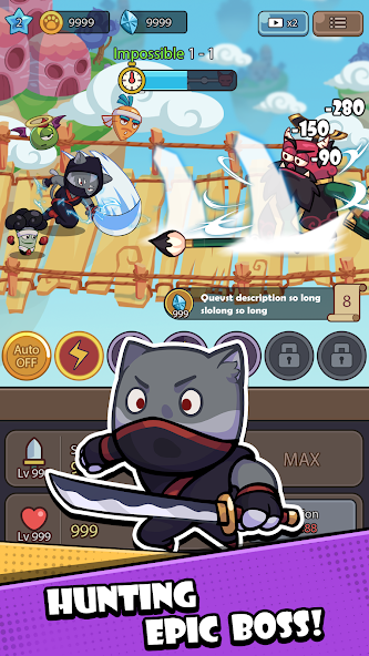 Cat Legend: Idle RPG War Mod Free Mobile Game Download - 51wma