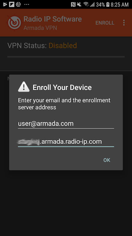 Radio IP Armada Mobile VPN Screenshot3