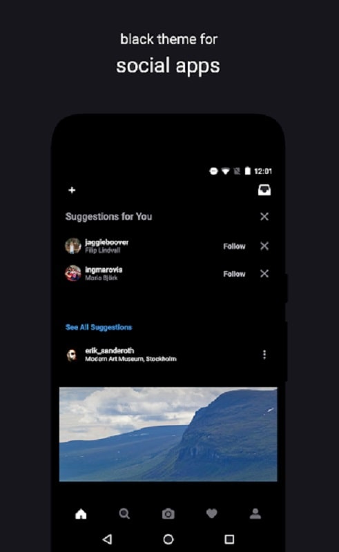 Swift Black Substratum Screenshot3