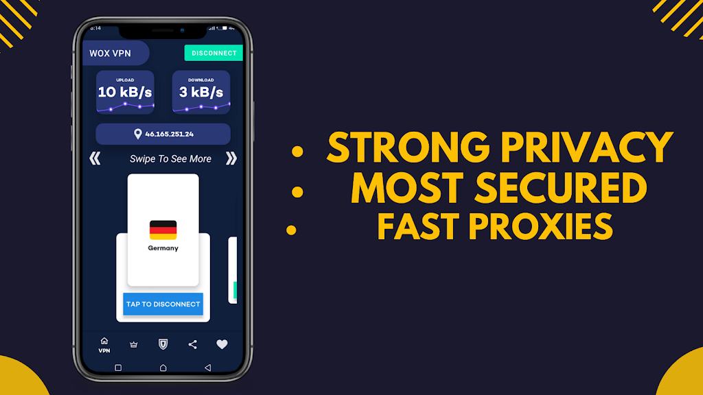 Wox VPN - Secure & Fast Proxy Screenshot4