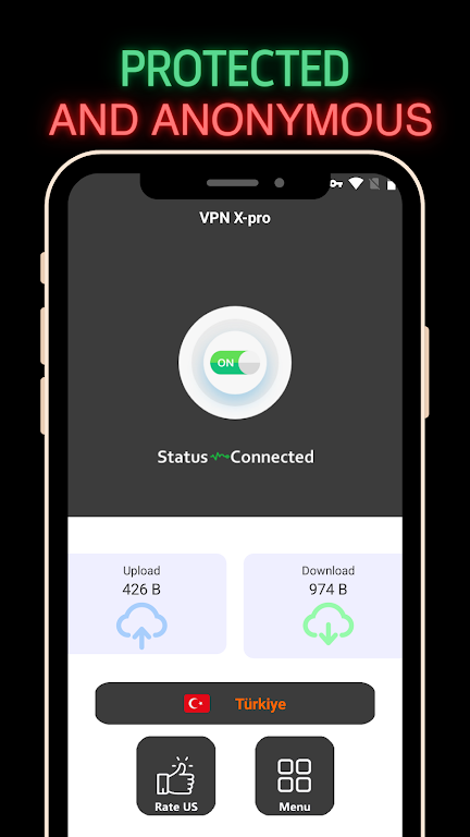 vpn pro-x. security.fast Screenshot1