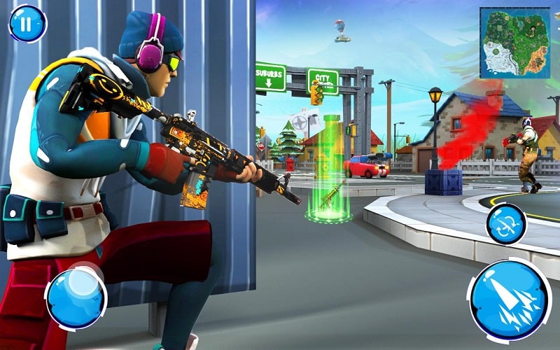 FortFight Battle Royale Shooting Survival 3D Screenshot3