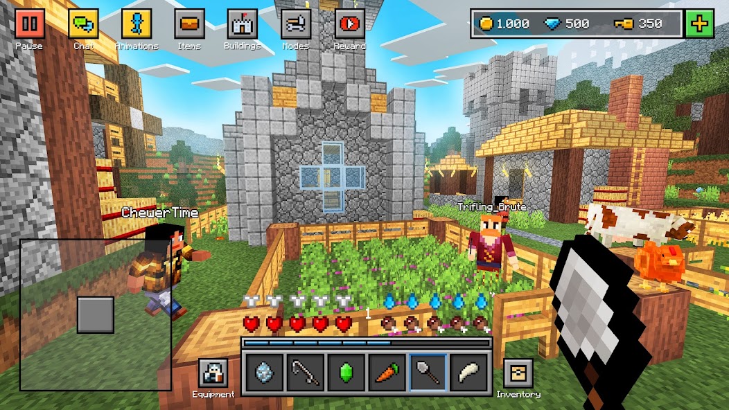 Block World 3D: Craft & Build Mod Screenshot1