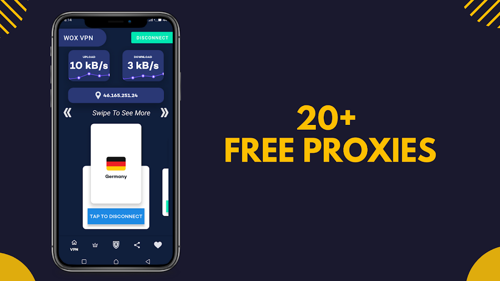 Wox VPN - Secure & Fast Proxy Screenshot3