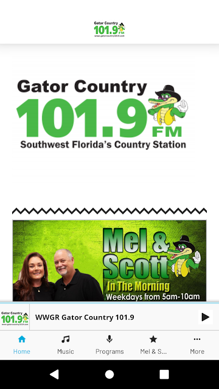 Gator Country 101.9 Screenshot1