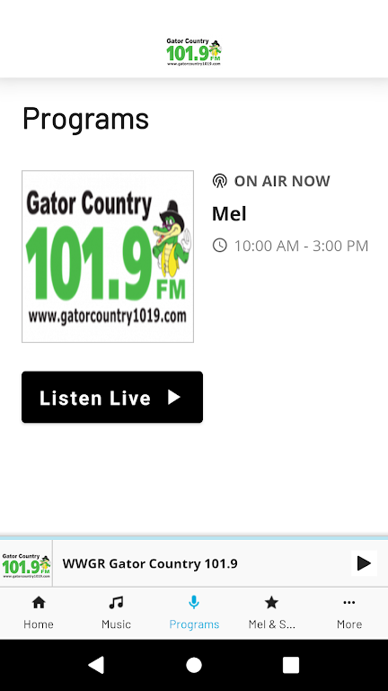 Gator Country 101.9 Screenshot3