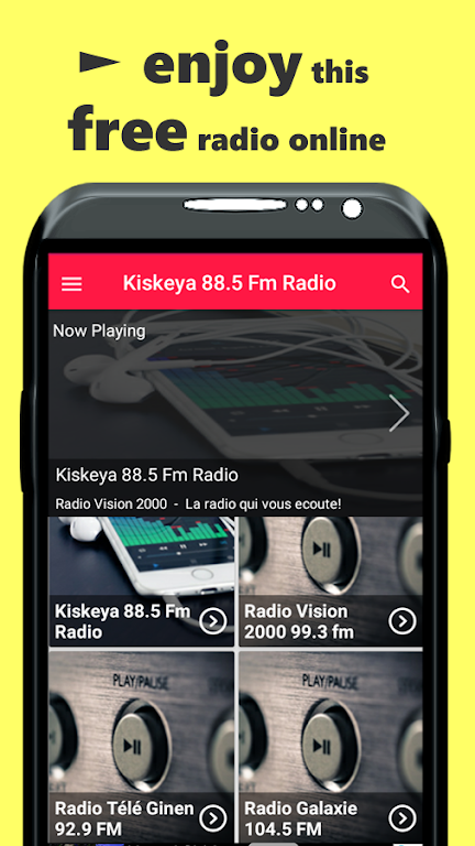 Radio Kiskeya 88.5 Fm Haiti Free Radio Online App Screenshot3