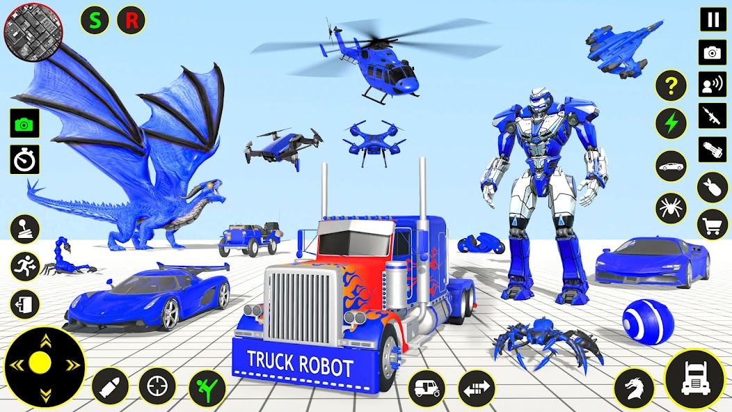 Truck Game - Car Robot Games Mod Screenshot1