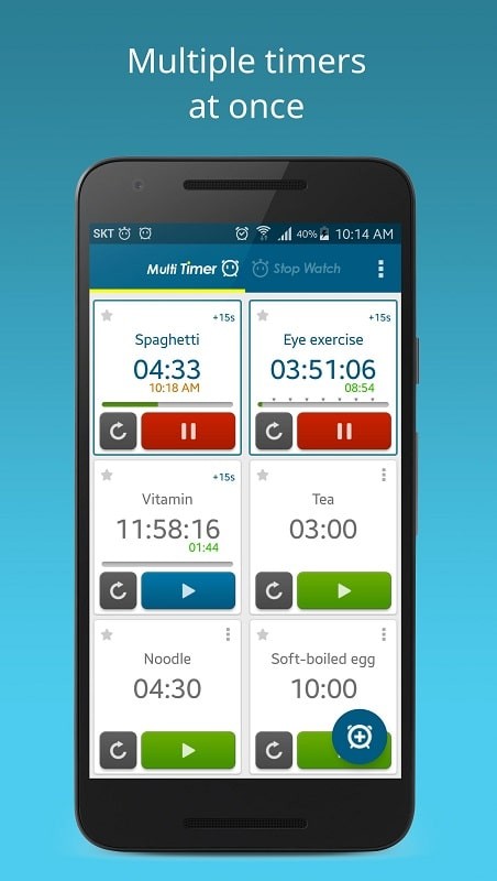 Multi Timer StopWatch Screenshot1