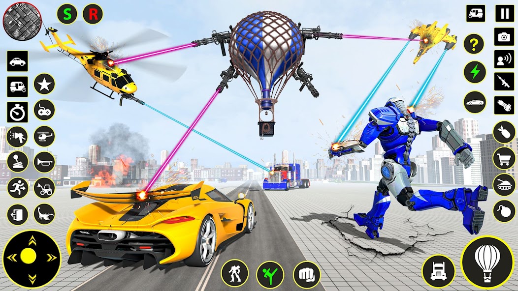 Truck Game - Car Robot Games Mod Screenshot4