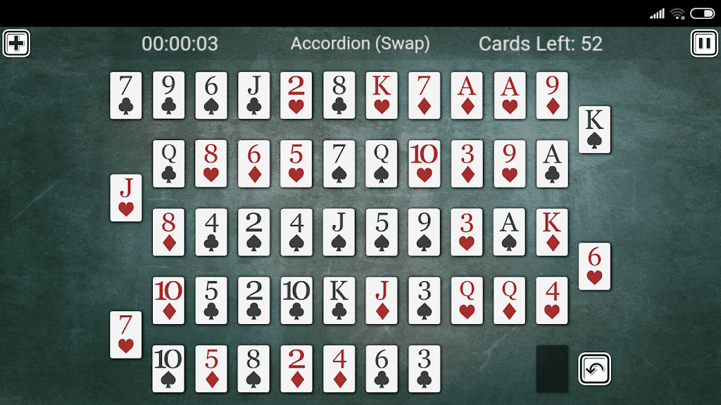 Accordion Solitaire Screenshot1