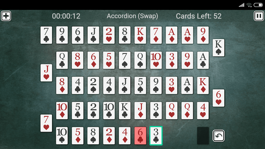 Accordion Solitaire Screenshot2