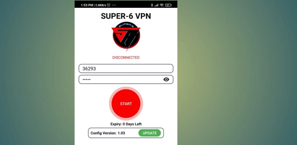 SUPER 6 VPN Screenshot1