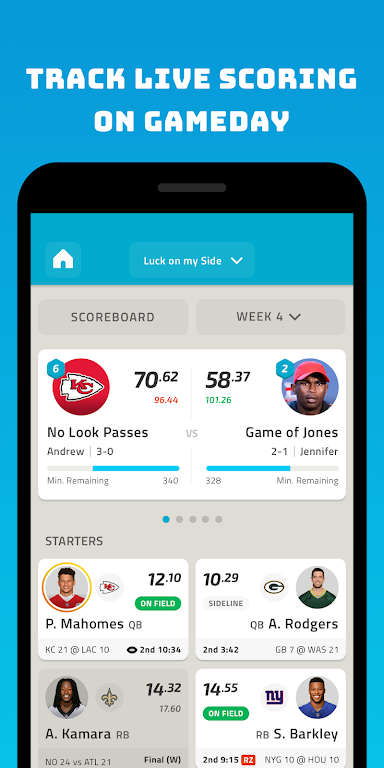 NFL Fantasy Football Screenshot1