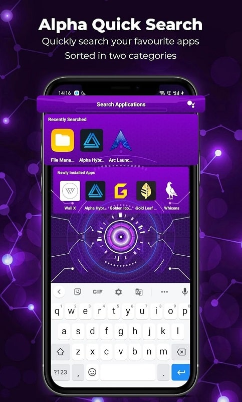 Alpha Launcher Prime Themes Screenshot1