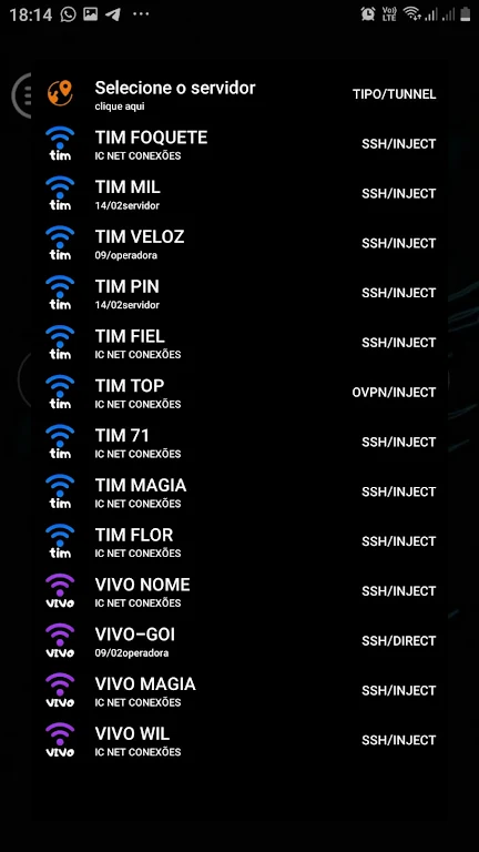 ANYVPN IC NET CONEXÕES Screenshot3