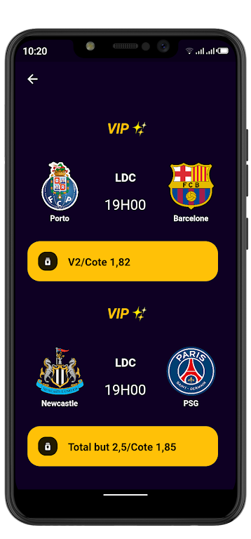 Chance 8 :  Pronostic football Screenshot3