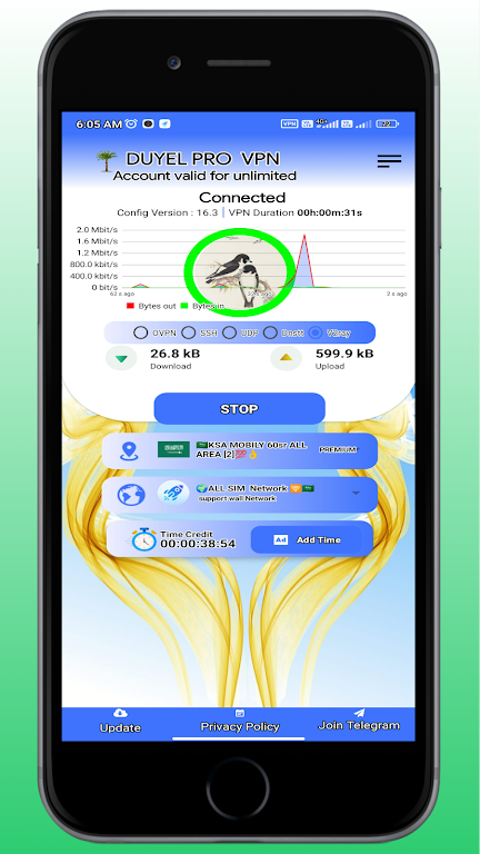 Duyel pro vpn & multi protocol Screenshot1