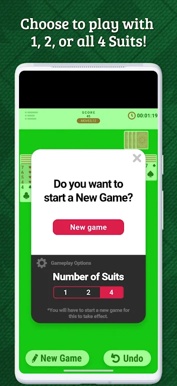 Spider Solitaire Infinite Screenshot2