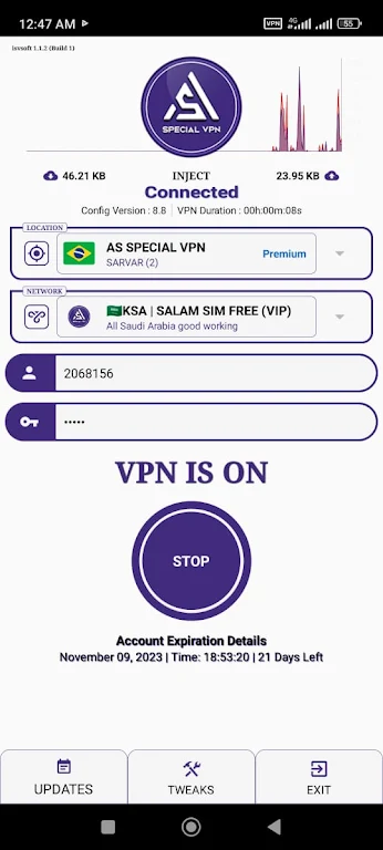 As Special Vpn Screenshot1