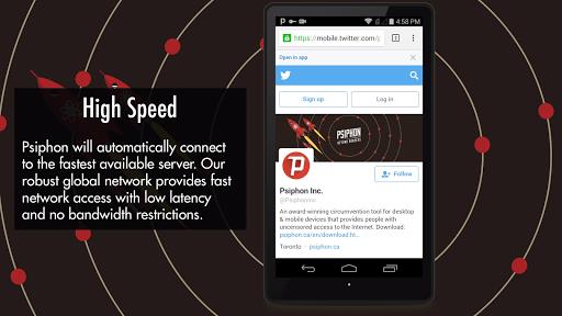 Psiphon Pro - The Internet Freedom VPN Screenshot2