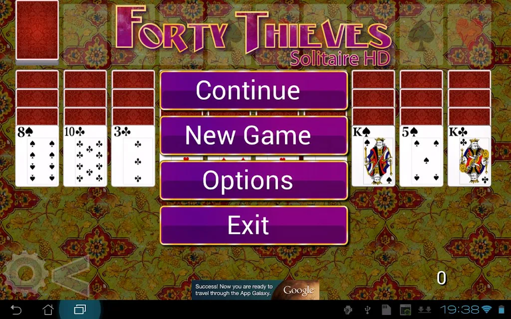 Forty Thieves Solitaire HD Screenshot2