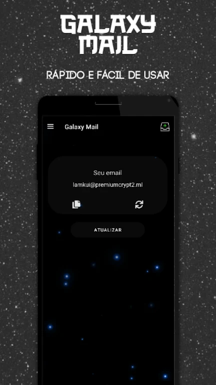 Email Temporário - Galaxy Mail Screenshot1