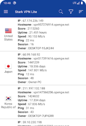 Star VPN Ultimate Lite Screenshot1