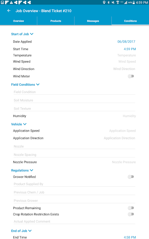 Agvance SKY Job Manager Screenshot4